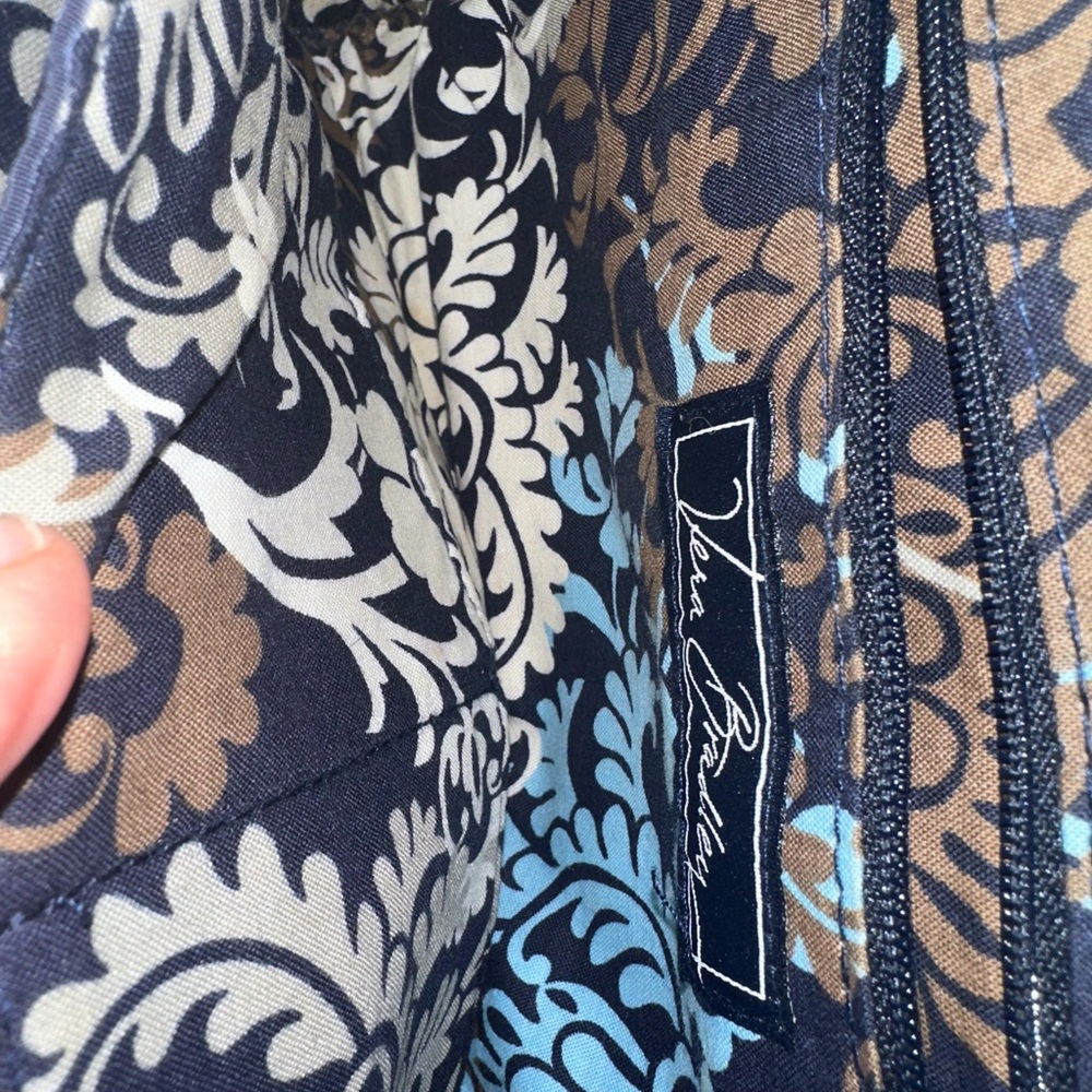 Vera Bradley Quilted Kiss Lock Bag with Chain Strap - Picture 12 of 16
